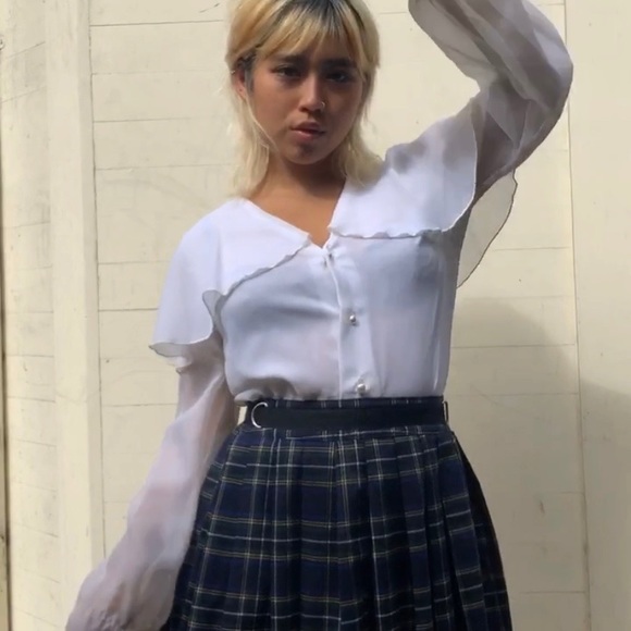 vintage teddi of california blouse - Picture 4 of 6